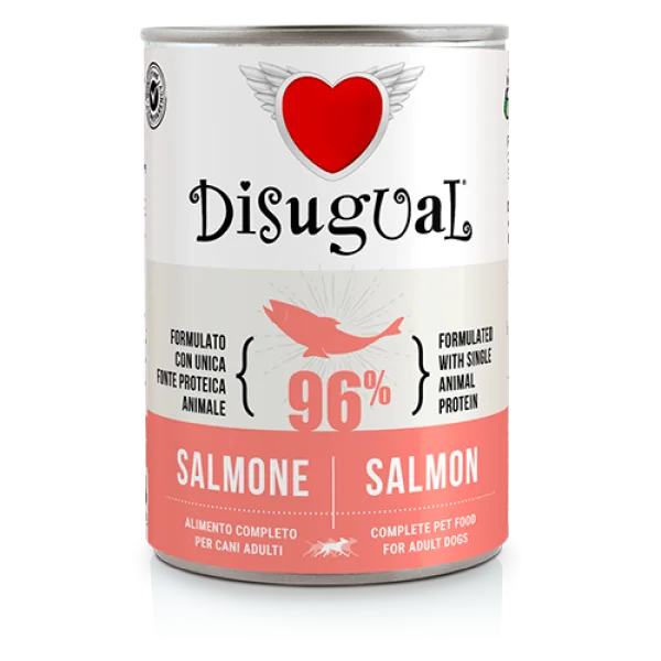 Консерва за куче DISUGUAL 96% сьомга 0.400kg