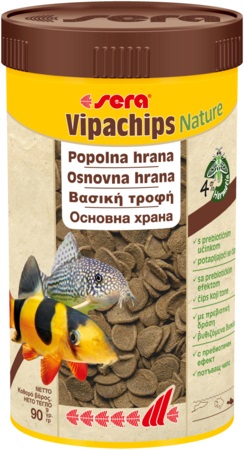 sera Vipachips Wafers 37 g / 100 мл - храна за придънни рибки