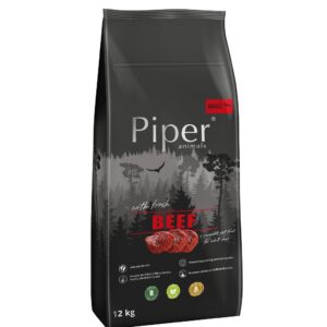 Piper SP Beef 12кг - храна за израснали кучета със свежо говеждо месо - 12 кг.