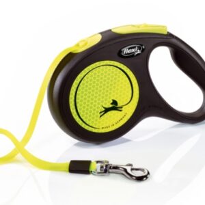flexi Classic Neon L - 5м лента, до 50кг - светлоотразителен