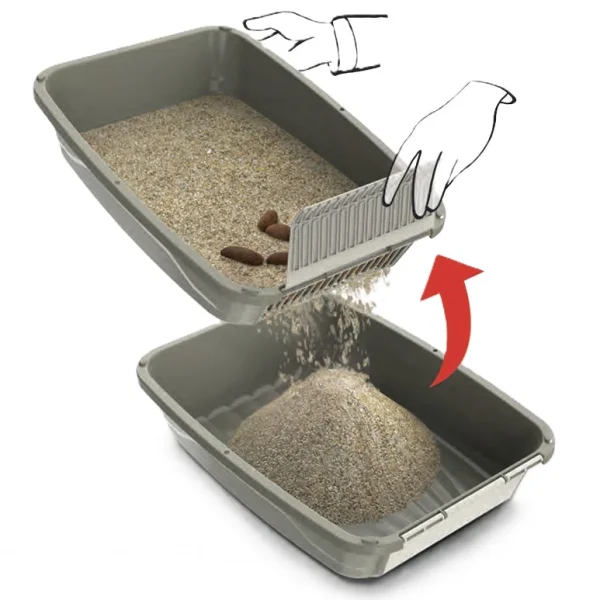 Котешка тоалетна EASY! с висок борд + система за пресяване - Image 6
