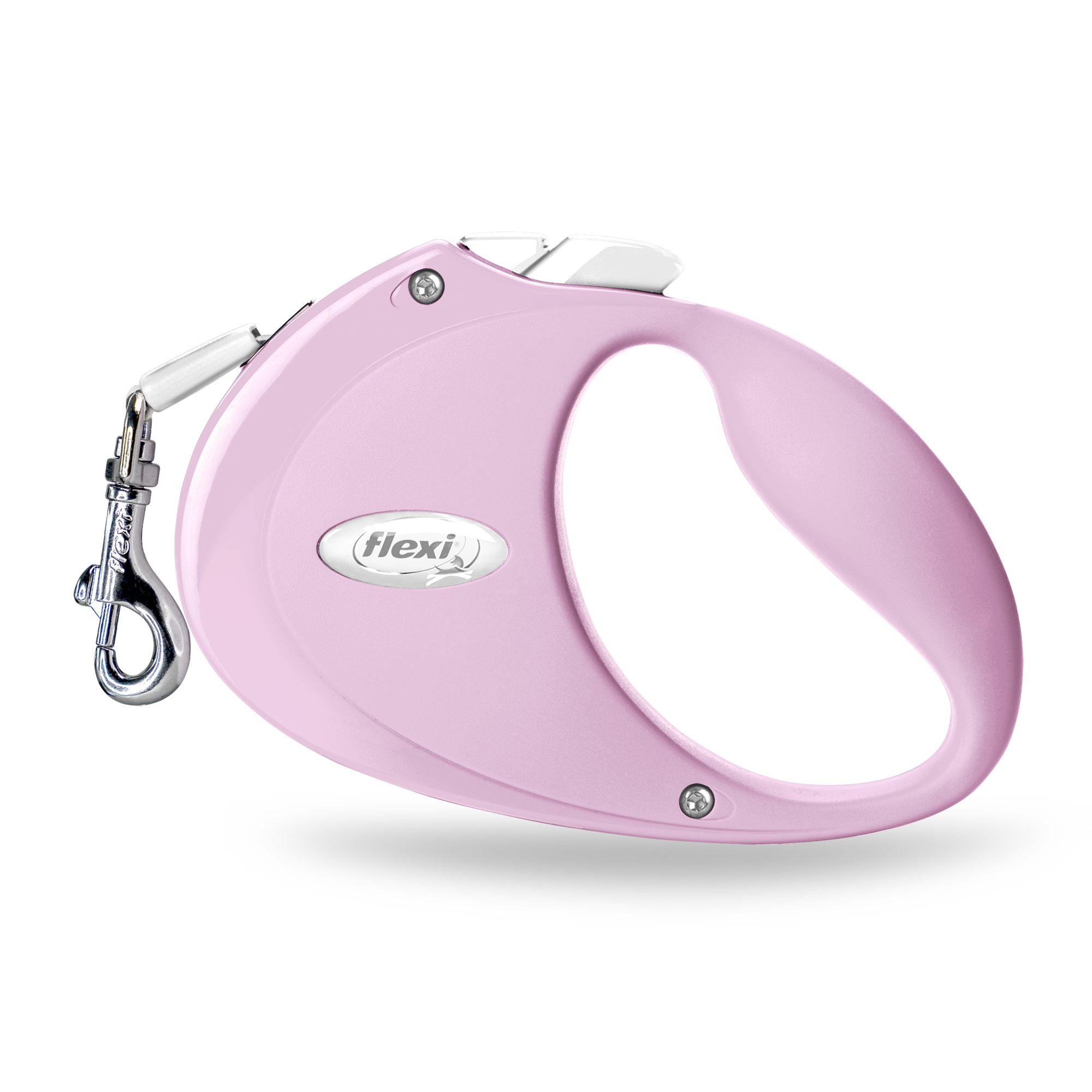 flexi Puppy - 2м лента, за малки кученца до 12кг, цвят розов