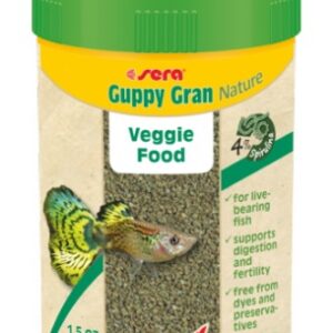 sera Guppy Gran Nature 10 г - гранулирана храна за гупи