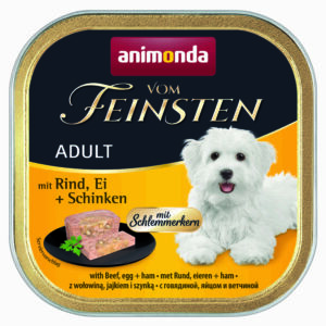 Vom Feinsten за кучета с говеждо, яйца и шунка, 150 г