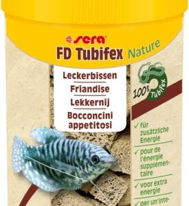 sera FD tubifex Nature 100 мл - лиофилизирани храни (FD food) за всички рибки