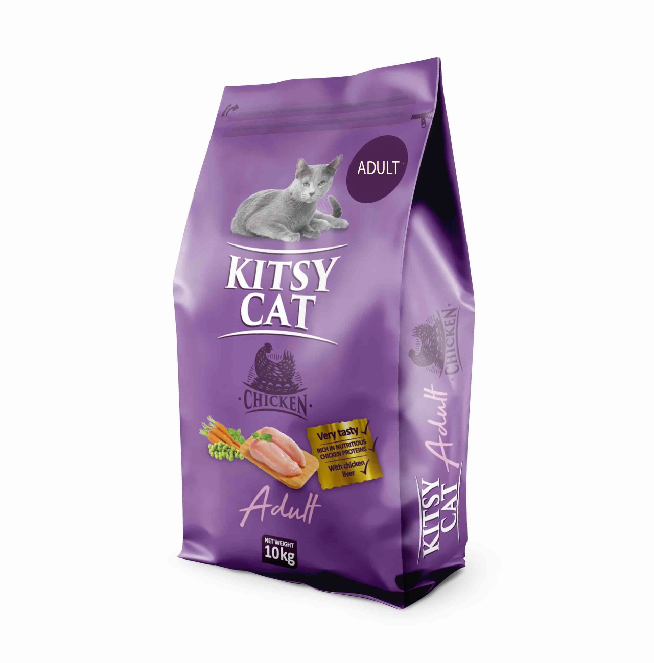 KITSY CAT Adult Chicken 10 кг