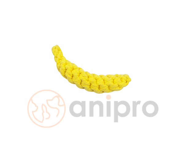 anipro Играчка банан въже 18 см, 60 г