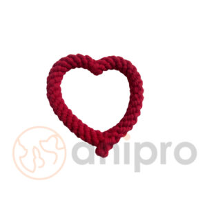 anipro Играчка сърце въже 18 см, 80 г