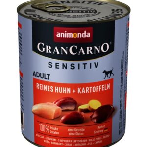 GranCarno® Sensetive 53% пиле, 10% картофи, 800 гр