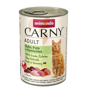 Carny Adult пиле + пуйка + заек 400 г