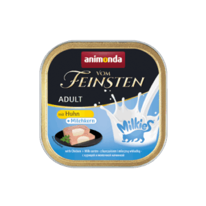 Vom Feinsten Cat Пастет с пилешко и млечен център, 100 г