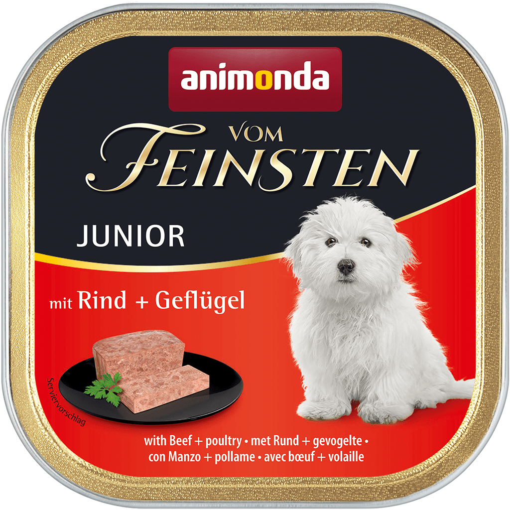 Vom Feinsten Junior телешко и птиче, 150 г