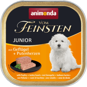 Vom Feinsten Junior птиче и пуешки сърца, 150 г