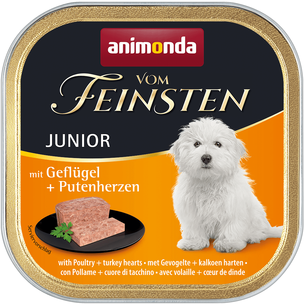 Vom Feinsten Junior птиче и пуешки сърца, 150 г