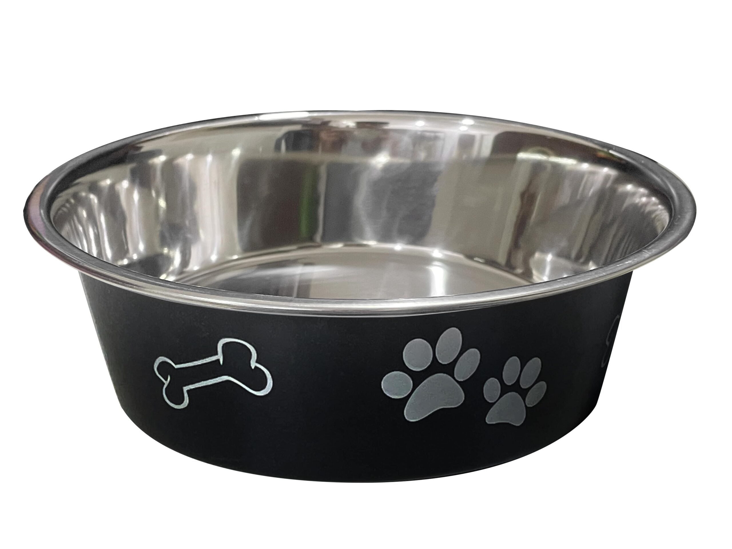 anipro Paws No Slip метална купа черна 14 см, 0.4 л