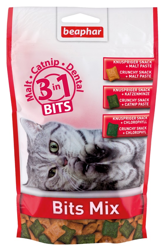 Beaphar Bits Mix котешки хапки микс - 150 гр