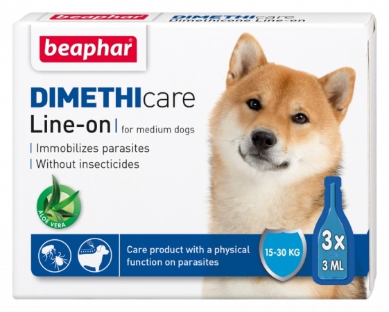 Beaphar Dimethicare спот он средни 3х3мл