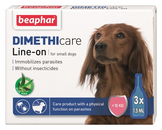 Beaphar Dimethicare спот он дребни 3х1.5мл