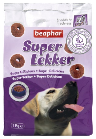 Beaphar Super Lekker 1 кг - полувлажна, мека, деликатесна храна за кучета