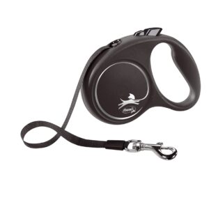 flexi Black Design L - 5м лента, до 50кг, черно