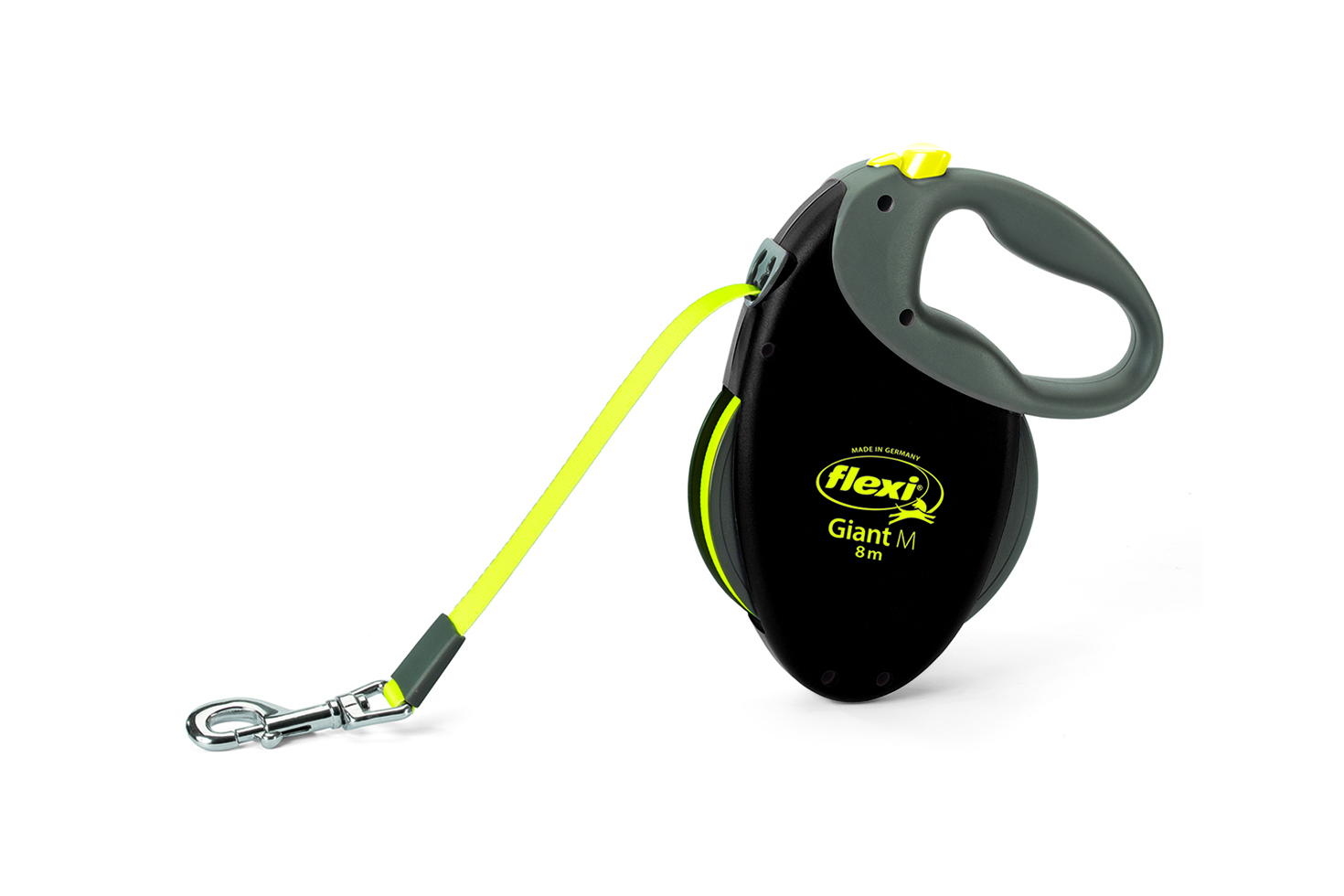 flexi Neon Giant M - 8м лента, до 25кг - светлоотразителен