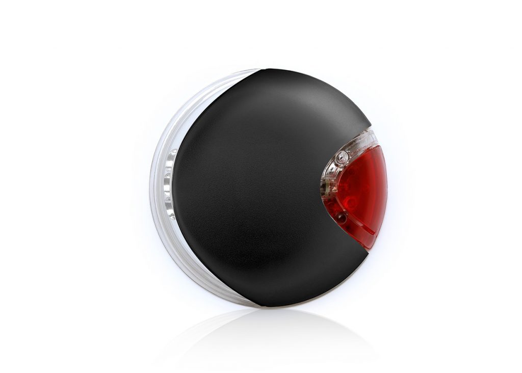 flexi LED осветление за повод черно - бяла и червена светлина