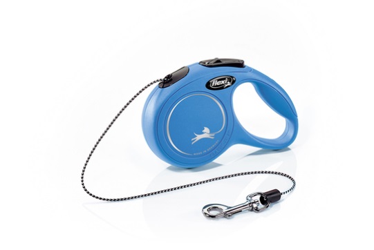 flexi New Classic XS - 3м въже, до 8кг - цвят син