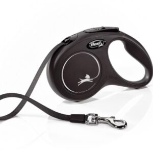 flexi New Classic XS - 3м лента, до 12кг - цвят черен