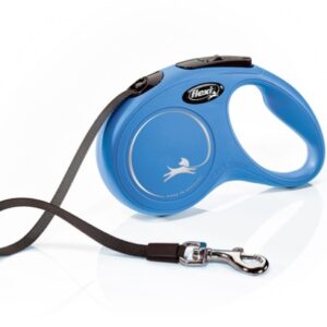 flexi New Classic XS - 3м лента, до 12кг - цвят син