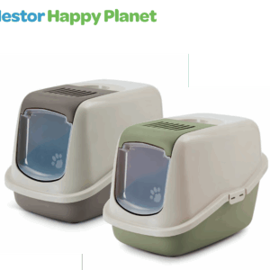 Кот. тоалетна Nestor Happy Planet 56x39x38.5 см, мока/сиво