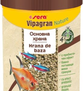 sera Vipagran Nature 1000 мл - основна храна за рибки от средния слой