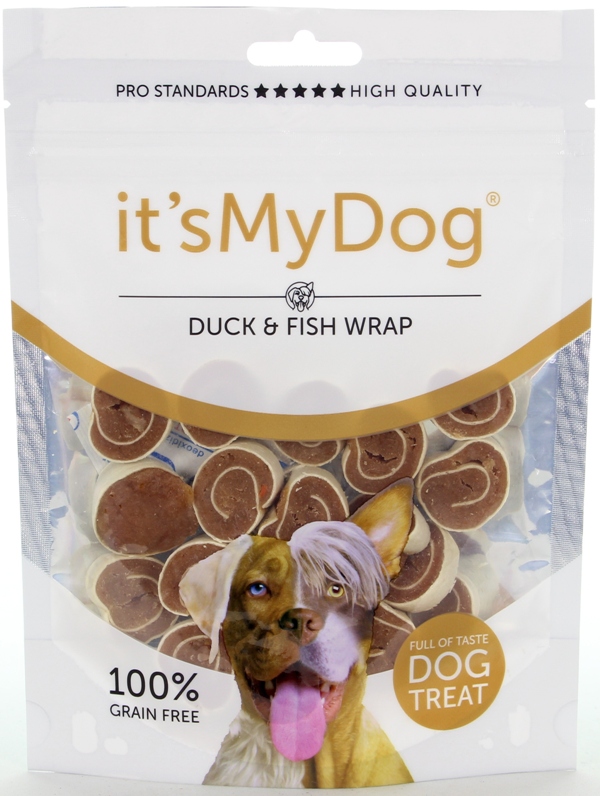It's My Dog Duck & Fish - кръгчета патица и риба 85 г, без зърно
