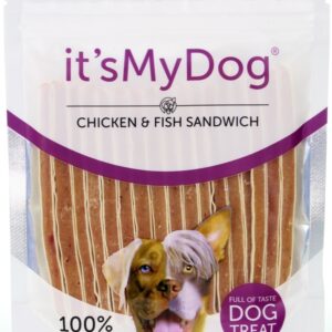 It's My Dog Chicken & Fish Sandwich Grain Free - ленти пиле и риба, 85 г