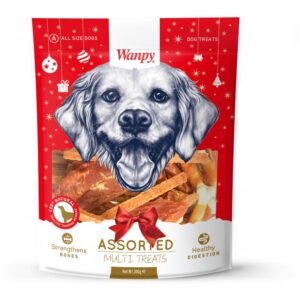 Wanpy Christmas Packs Коледен микс от най-предпочитаните лакомства Wanpy, 300 г