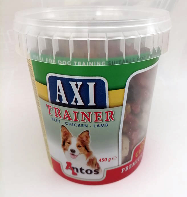 Antos Axi Trainer меки лакомства за награда и тренировки, 450 г