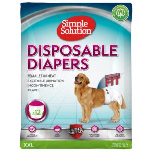 Simple Solution памперс за женски кучета, XXL 12бр