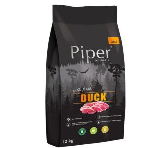 Piper Dog Duck 12kg - суха храна за кучета над 1 год. с патешко месо