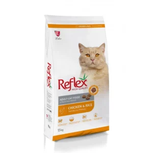 Reflex Chicken Adult Cat - Пълноценна храна за израснали котки от всички породи с пилешко месо 15 кг