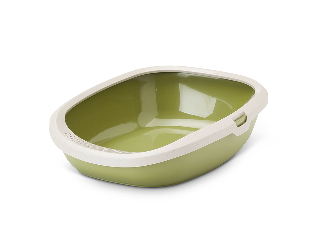 Savic Gizmo Happy Planet L 52x39.5x15см - мока, гранит/зелено