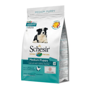 Schesir Medium Puppy with Chicken -с пиле- суха храна за кутрета (3 кг)