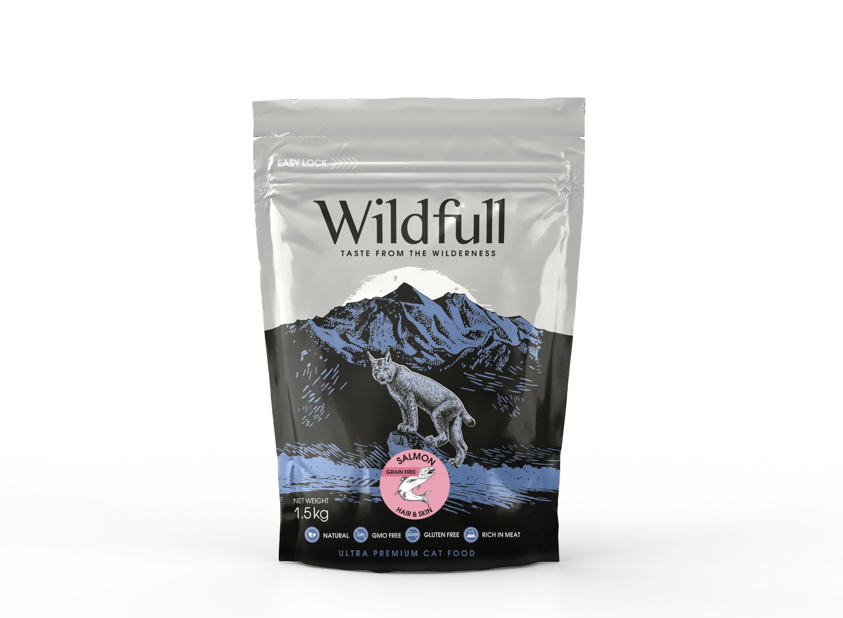 Wildfull Cat Salmon Hair&Skin - сьомга 1.5 кг