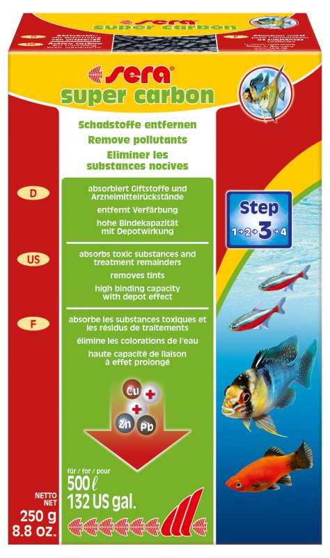 sera активен въглен 250 г