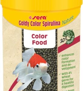 sera Goldy Color Spirulina Nature 100 мл - храна за златни рибки, оцветяваща
