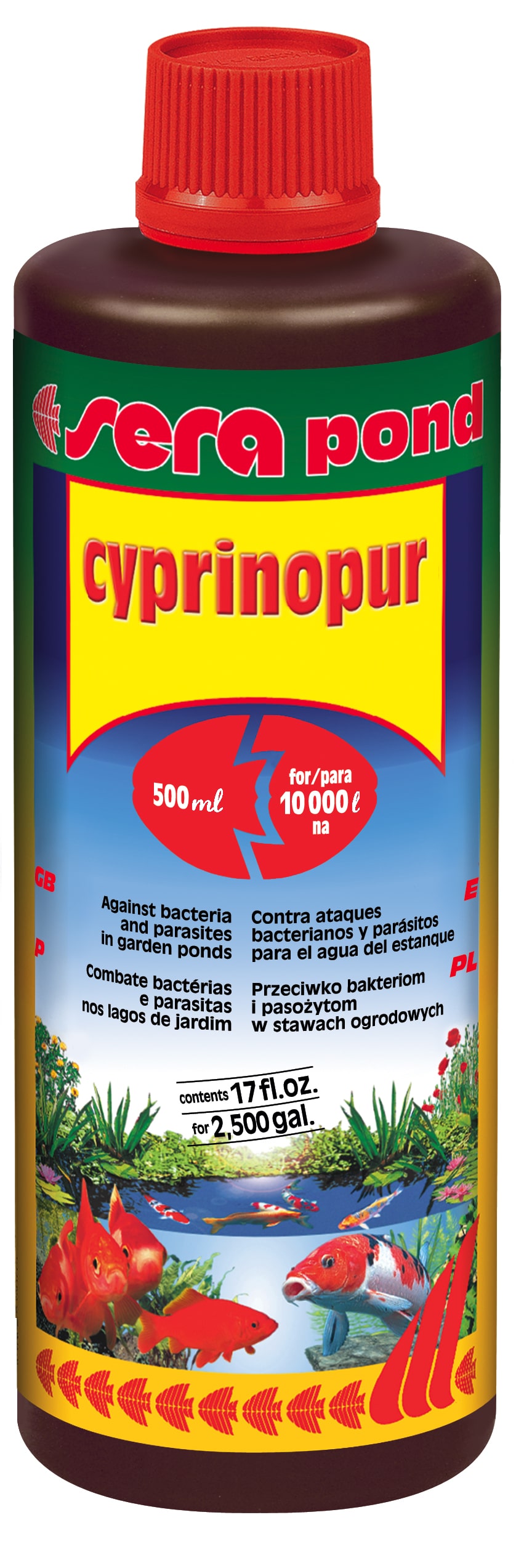 sera ciprinopur - лекарство за рибки, 500 мл