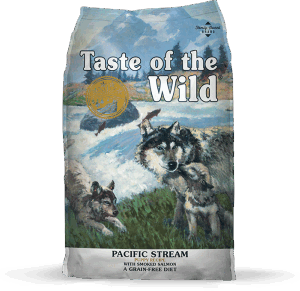 Taste of the Wild ТОУ – Храна за куче ПЪПИ с пушена сьомга – 2 кг- PACIFIC STREAM PUPPY INTL