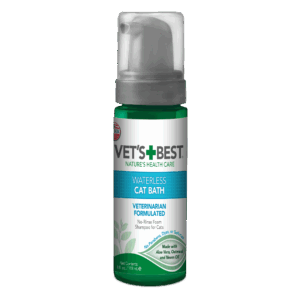 Vet's Best Waterless Cat Bath шампоан-пяна за коте без отмиване, 150 мл
