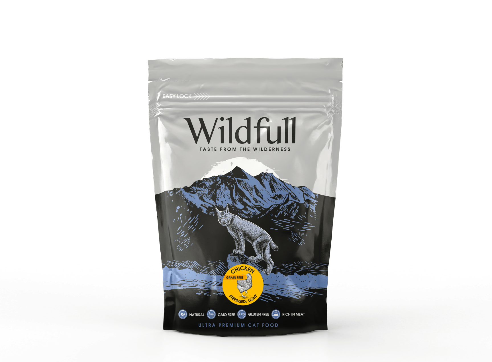 Wildfull Cat Chicken Sterilized - кастрирани котки, пиле 400 г