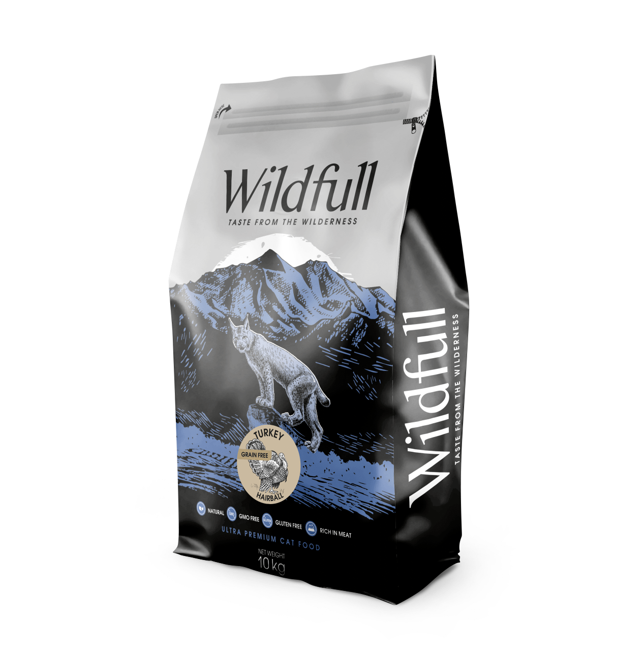 Wildfull Cat Turkey Hairball - против топки косми, пуйка 10 кг