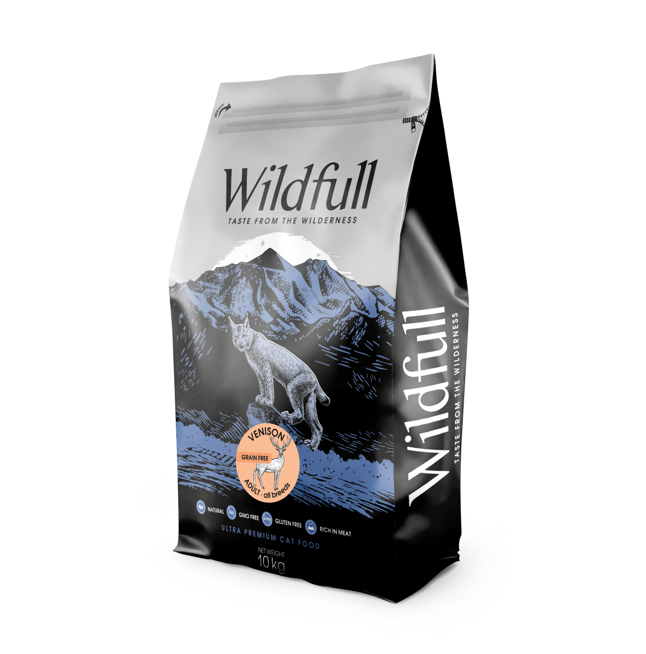 Wildfull Cat Venison Adult - еленско, 10 кг