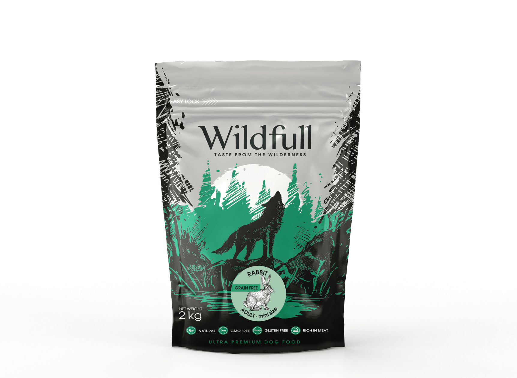 Wildfull Dog Rabbit Mini Size - за кучета от мини породи, заек 2 кг
